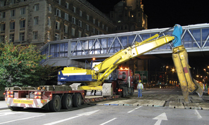 Removal of pedestrian walkway - Liverpool